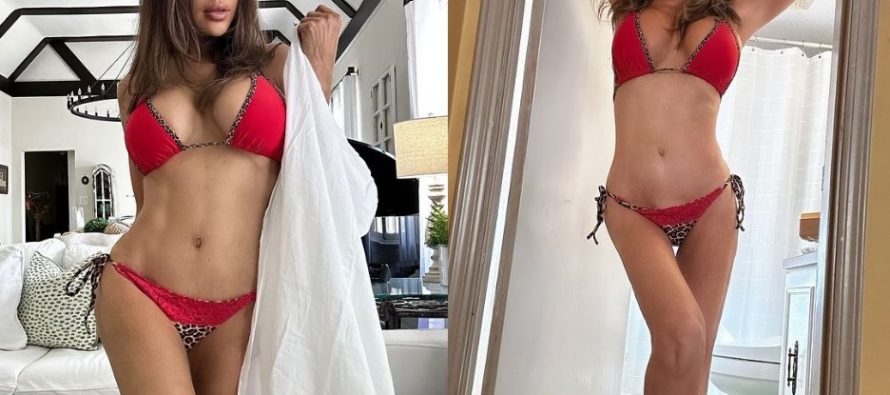 Актриса Донна Д’Эррико опубликовала фото в откровенном бикини