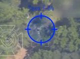 Появилось видео поражения «Ланцетом» танка Т-64 ВСУ ударом «Сухой лист»
