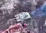 Раненый российский боец  уничтожил украинский танк Т-64 под Авдеевкой