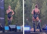 Ольга Бузова извинилась за выступление в откровенном кожаном боди на VK Fest