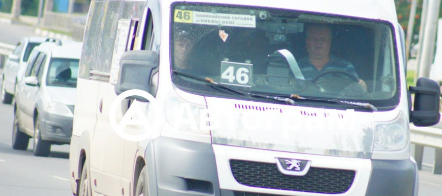 Жители Рязани пожаловались на агрессивную езду водителя маршрутки №46