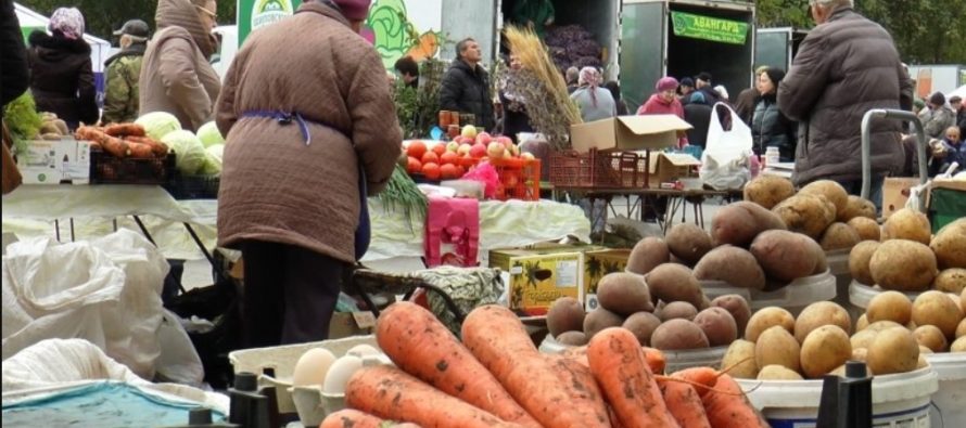 В Рязани на ярмарках выходного дня продали 6 тонн мяса и 2,5 тонны овощей