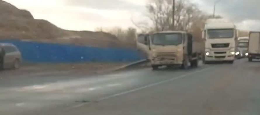 На Окружной дороге Рязани произошло ДТП грузовика и автобуса