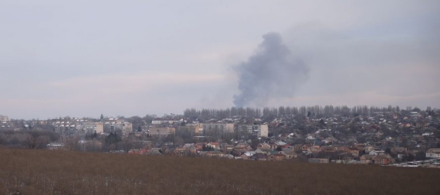 По промзоне Краматорска нанесен удар, город обесточен