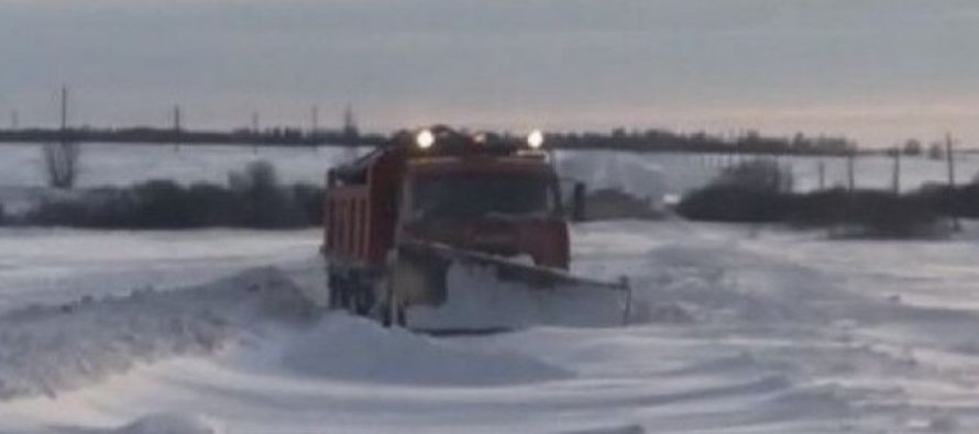 На федеральных трассах в Рязанской области на случай сильный снегопадов дежурит спецтехника