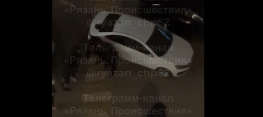 Опубликовано видео задержания дебошира в Кальном