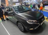 Появились фото Lada Aura с матовым черным цветом и черно-бежевым салоном