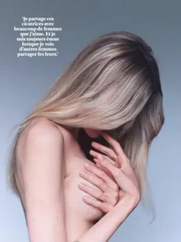 Анджелина Джоли снялась без бюстгальтера, впервые показав шрамы после мастэктомии