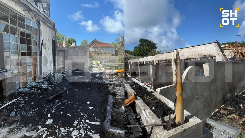 Заселение в «райский» отель на Бали прошло для россиян среди обугленных руин