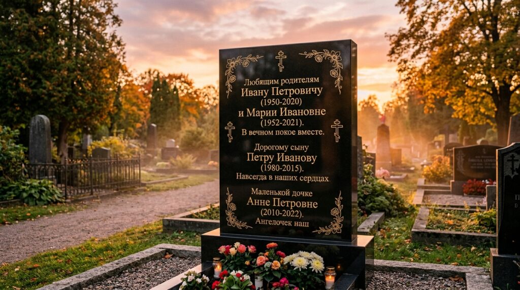 Как выбрать надписи и эпитафии для памятника: примеры и рекомендации