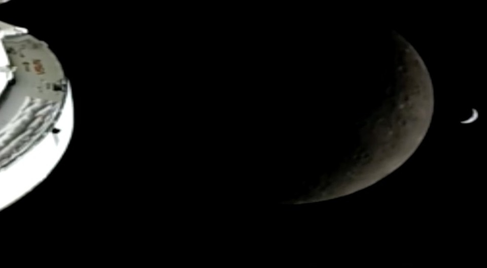 «Орион» снял на обратной стороне Луны удары метеороидов и новые кратеры