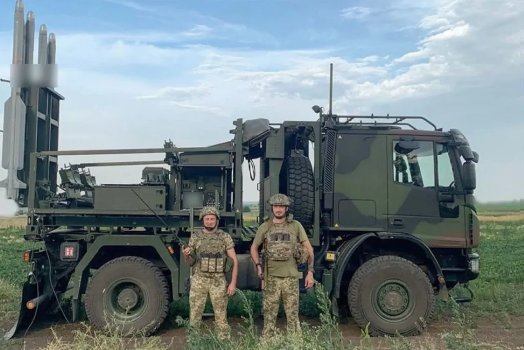ВСУ сняли кадры боевого применения немецкого ЗРК IRIS-T