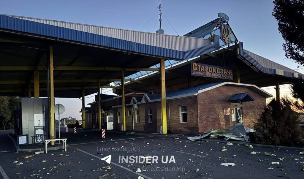ВС РФ ударили по КПП «Староказачье» в Одесской области, последствия сняли на фото